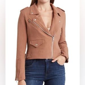 BLANKNYC Crepe Moto Jacket